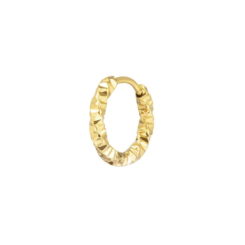 Mono Orecchino Donna Marlù 33OR0122G a cerchio ritorto 1,5 cm Oro