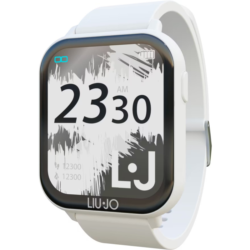 Orologio Smartwatch Uomo Liujo SWLJ062 Voice in Silicone Colore Bianco Orologio Smartwatch Uomo Liujo SWLJ062 Voice in Silicone Colore Bianco