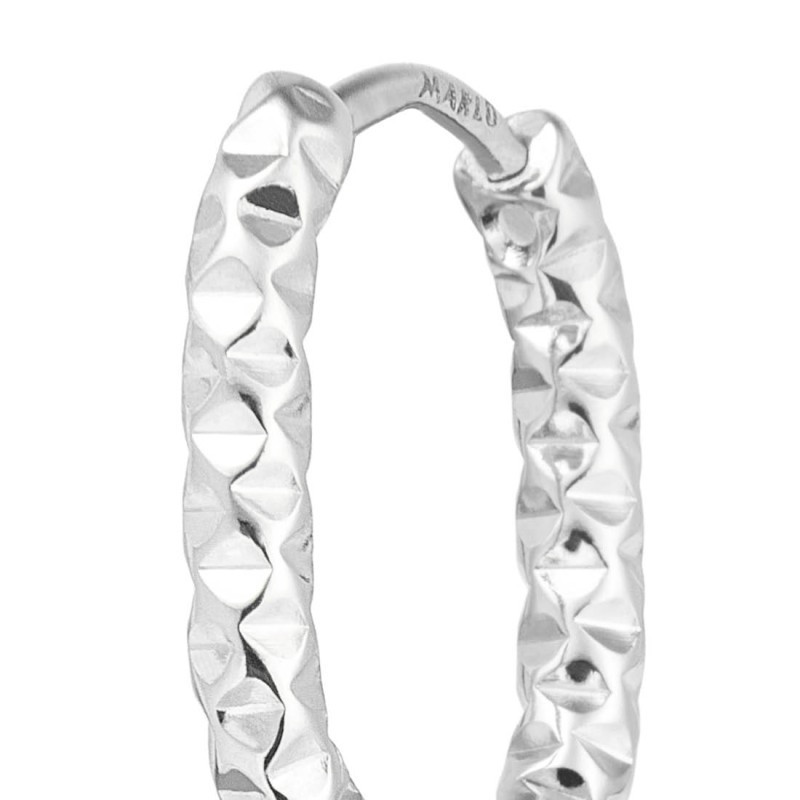 Mono Orecchino Donna Marlù 33OR0124 ovale 1,8 cm Silver