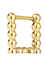 Mono Orecchino Donna Marlù 33OR0128 quadrato 1,1 cm trama con sfere Oro