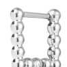 Mono Orecchino Donna Marlù 33OR0128 quadrato 1,1 cm trama con sfere