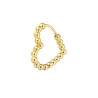 Mono Orecchino Donna Marlù 33OR0129G a cuore 1,8 cm trama con sfere oro