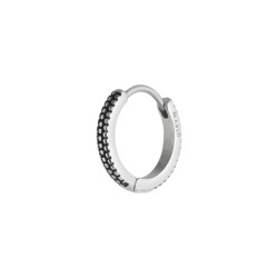 Mono Orecchino Uomo Marlù 33OR0131 Cerchio in Acciaio Silver