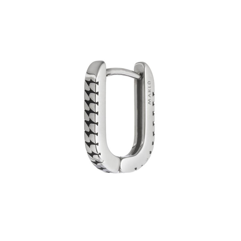 Mono Orecchino Donna Marlù 33OR0132 Ovale in Acciaio Silver