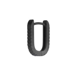 Mono Orecchino Donna Marlù 33OR0132N ovale 1,7 cm nero