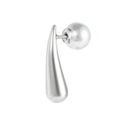 Mono Orecchino Donna Marlù 33OR0073 a lobo goccia 2,2 cm con chiusura perla