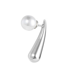 Mono Orecchino Donna Marlù 33OR0073 a lobo goccia 2,2 cm con chiusura perla