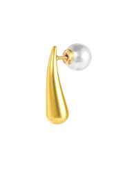 Mono Orecchino Donna Marlù 33OR0073G a lobo goccia 2,2 cm con chiusura perla