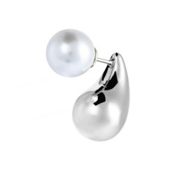 copy of copy of Mono Orecchino Donna Marlù 33OR0073 a lobo goccia 2,2 cm con chiusura perla