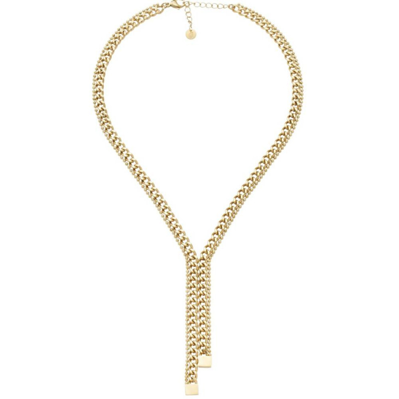 Collana Donna Liujo LJ2989 in Acciaio Dorato a Catena Essential