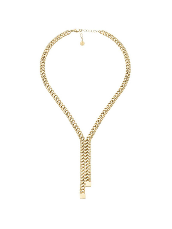 Collana Donna Liujo LJ2989 in Acciaio Dorato a Catena Essential