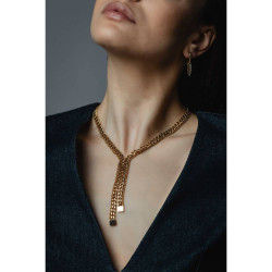 Collana Donna Liujo LJ2989 in Acciaio Dorato a Catena Essential