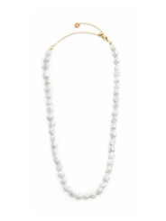 Collana Donna Marlù 30CN0006G-W in Acciaio Oro con Perle Bianche