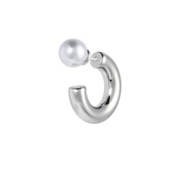 Mono Orecchino Donna Marlù 33OR0079 a lobo a cerchietto 1,9cm con chiusura perla
