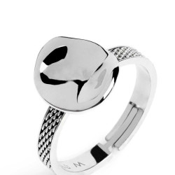 copy of copy of copy of copy of copy of Anello Donna Marlù 33AN0040-M con cuore irregolare Acciaio Oro