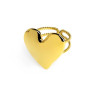 Anello Donna Marlù 33AN0043G-S Cuore in Acciaio Oro