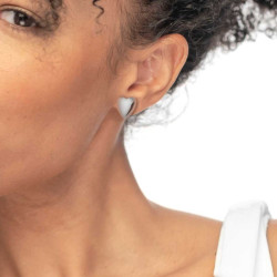 Mono Orecchino Donna Marlù 18OR125 Cuore in Acciaio Silver