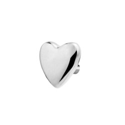 Mono Orecchino Donna Marlù 18OR125 Cuore in Acciaio Silver