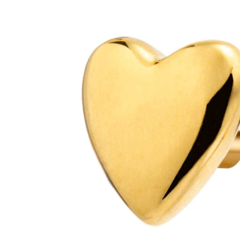 Mono Orecchino Donna Marlù 18OR125G Cuore in Acciaio Oro