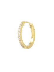 Mono Orecchino Donna Marlù 31OR0021G-W a cerchio 2 cm con zirconi Oro