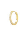 Mono Orecchino Donna Marlù 31OR0021G-W a cerchio 2 cm con zirconi Oro