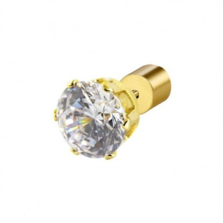 Mono Orecchino Donna Marlù 2OR0095G-W a lobo Acciai Oro