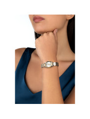 copy of copy of copy of copy of copy of Collana Donna OpsObject OPSCL-1028 In Acciaio Oro Con Iniziale M E Zirconi