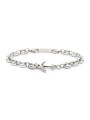 Bracciale Donna Marlù 30BR0012-N in Acciaio Silver con Ancora Centrale Catena Ma