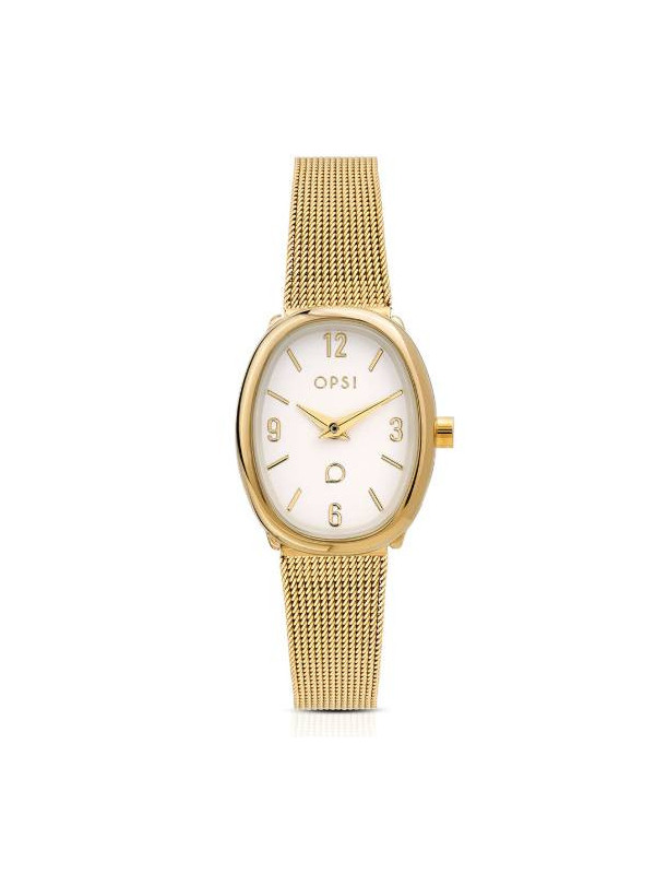 Orologio Donna Bond OPSPW-1126 in Acciaio Oro Ovale