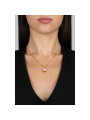 Collana Donna OpsObject Mybell OPSCL-1008 Acciaio Oro con Campana Rosa