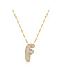 copy of copy of copy of copy of Collana Donna OpsObject OPSCL-1041 Teddy Orso Acciaio Oro e Cristalli