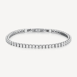 Bracciale Uomo Brosway BVD32 Tennis Acciaio Silver