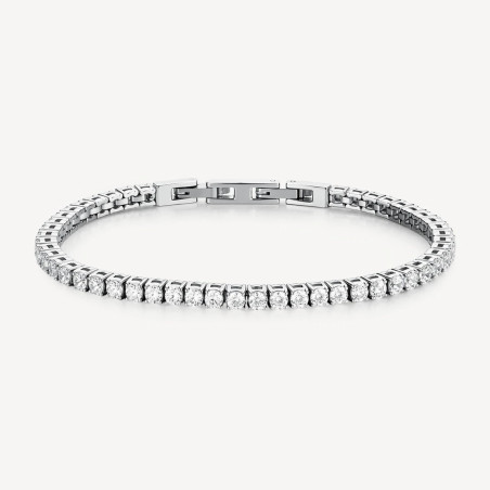 Bracciale Uomo Brosway BVD32 Tennis Acciaio Silver