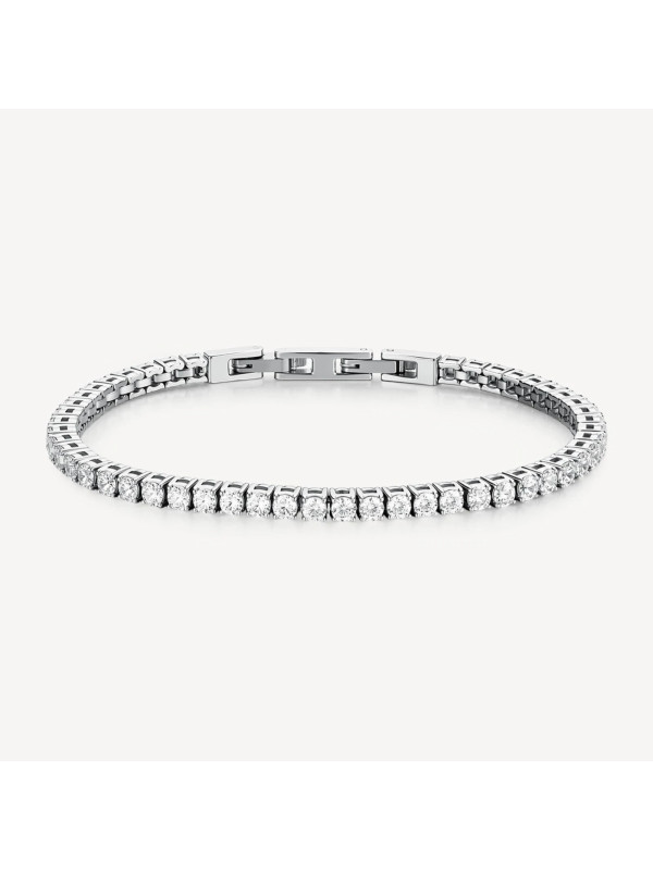 Bracciale Uomo Brosway BVD32 Tennis Acciaio Silver