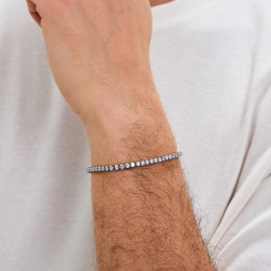 Bracciale Uomo Brosway BVD32 Tennis Acciaio Silver