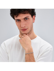 Bracciale Uomo Brosway BVD32 Tennis Acciaio Silver