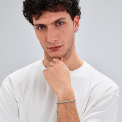 Bracciale Uomo Brosway BVD32 Tennis Acciaio Silver
