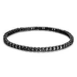 Bracciale Uomo Brosway Tennis BVD12 Avantgarde Acciaio Nero