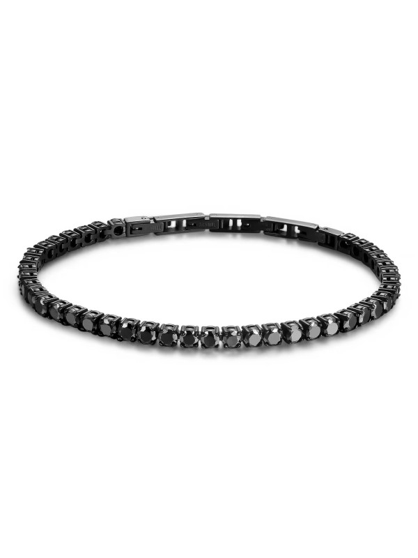 Bracciale Uomo Brosway Tennis BVD12 Avantgarde Acciaio Nero