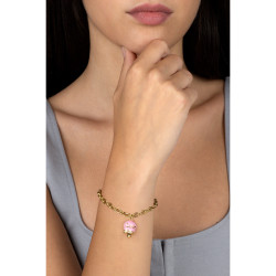 Bracciale Donna Ops Objects OPSBR-977 MyBell in Acciaio Oro e Campana Rosa