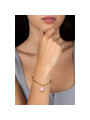 Bracciale Donna Ops Objects OPSBR-977 MyBell in Acciaio Oro e Campana Rosa