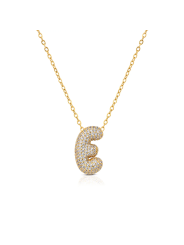 Collana Donna Ops Object OPSCL-1023 in Acciaio Oro Lettera E