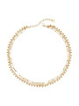 Collana Donna Liujo LJ3003 Doppio Filo in Acciaio Oro 45cm