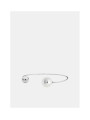 Bracciale Donna Liujo LJ3013 Rigido in Acciaio Silver con Perla