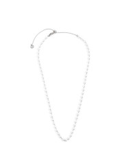 Collana di perle Marlù 2CA0033-W in acciaio, con perline di diametro 4.30 mm