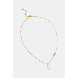 Collana Donna Liujo LJ3015 In Acciaio Oro con Perla Pendente