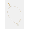 Collana Donna Liujo LJ3015 In Acciaio Oro con Perla Pendente
