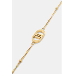 Collana Donna Liujo LJ3015 In Acciaio Oro con Perla Pendente