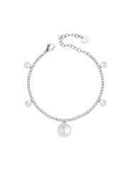 copy of Bracciale Donna Liujo LJ3013 Rigido in Acciaio Silver con Perla