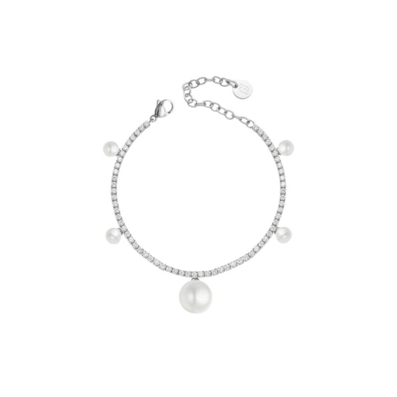 copy of Bracciale Donna Liujo LJ3013 Rigido in Acciaio Silver con Perla